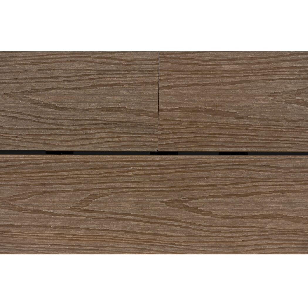 Terrassen-Komplettset 'strongWood solid db' teakfarben/grau 20 qm