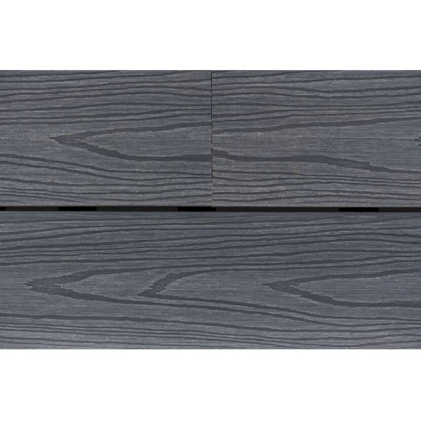Terrassen-Komplettset 'strongWood solid db' teakfarben/grau 10 qm
