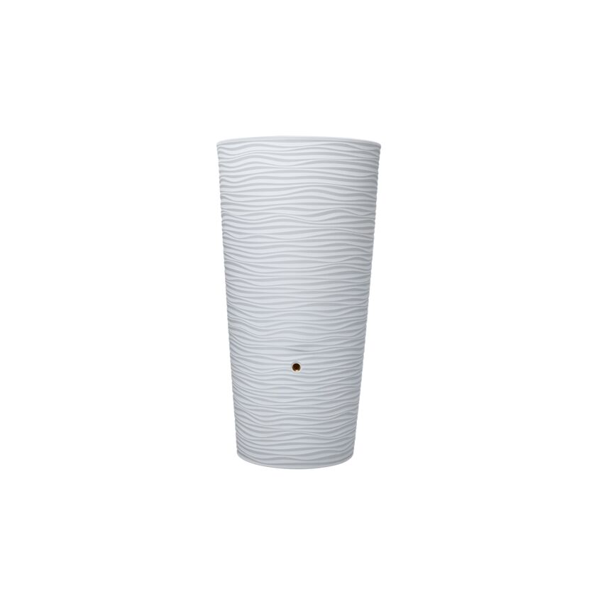 Regentonne 2in1 'Natura' arctic 210 l inklusive Pflanzschale