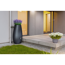 Regentonne 2in1 'Triagon' graphite grey 230 l mit integrierter Pflanzschale