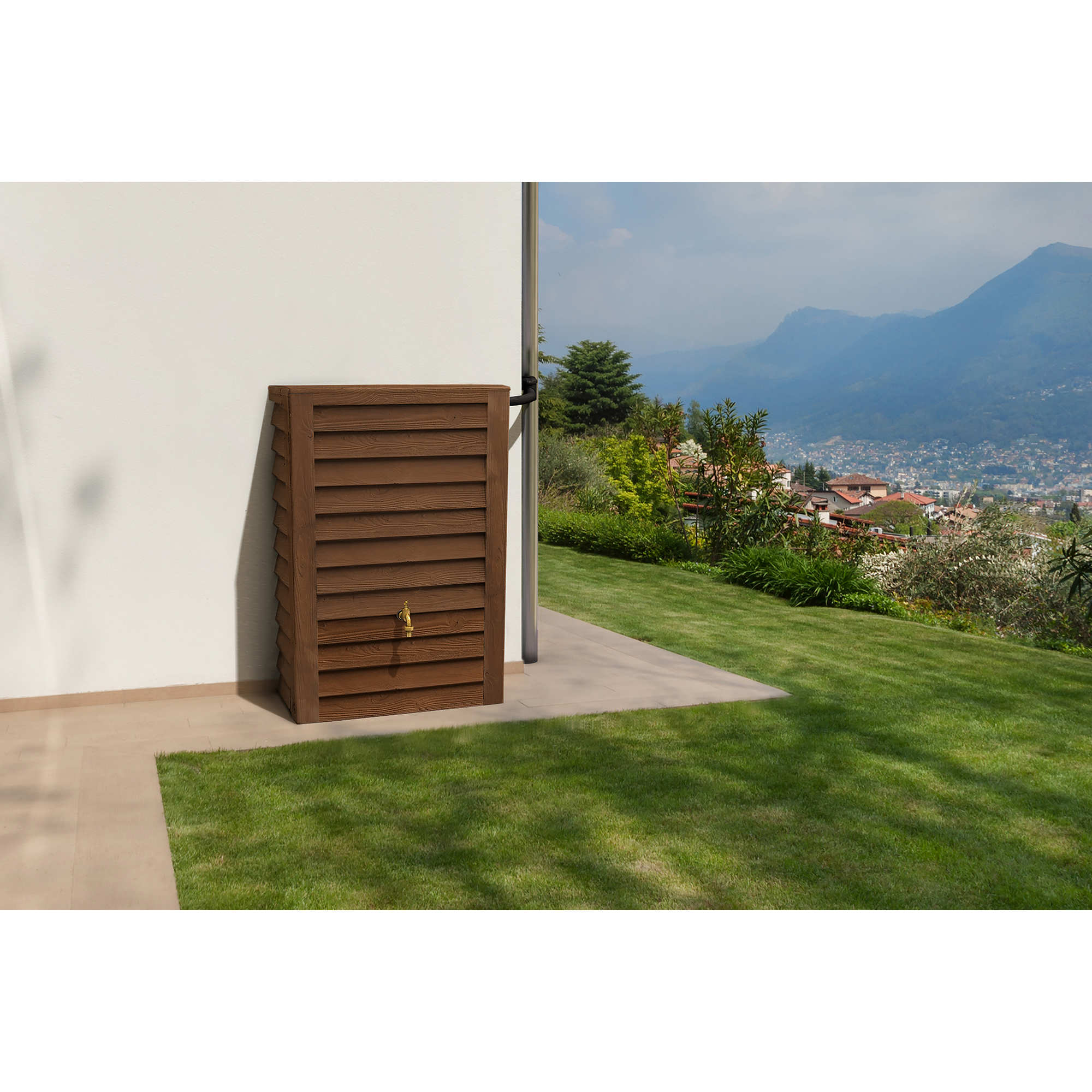 Wandtank 'Woody Junior' darkwood 300 l