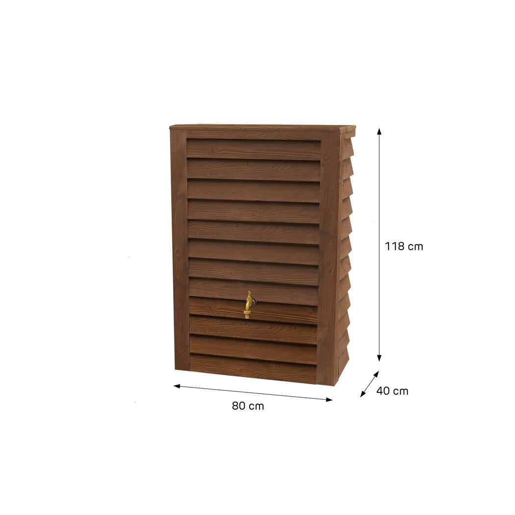 Wandtank 'Woody Junior' darkwood 300 l
