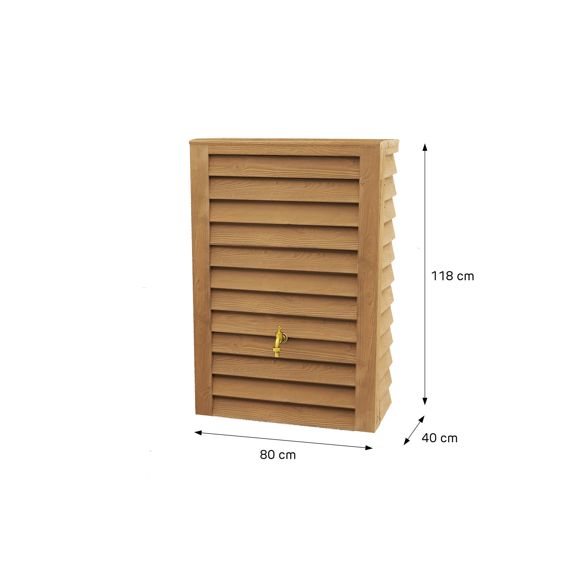 Wandtank 'Woody Junior' lightwood 300 l