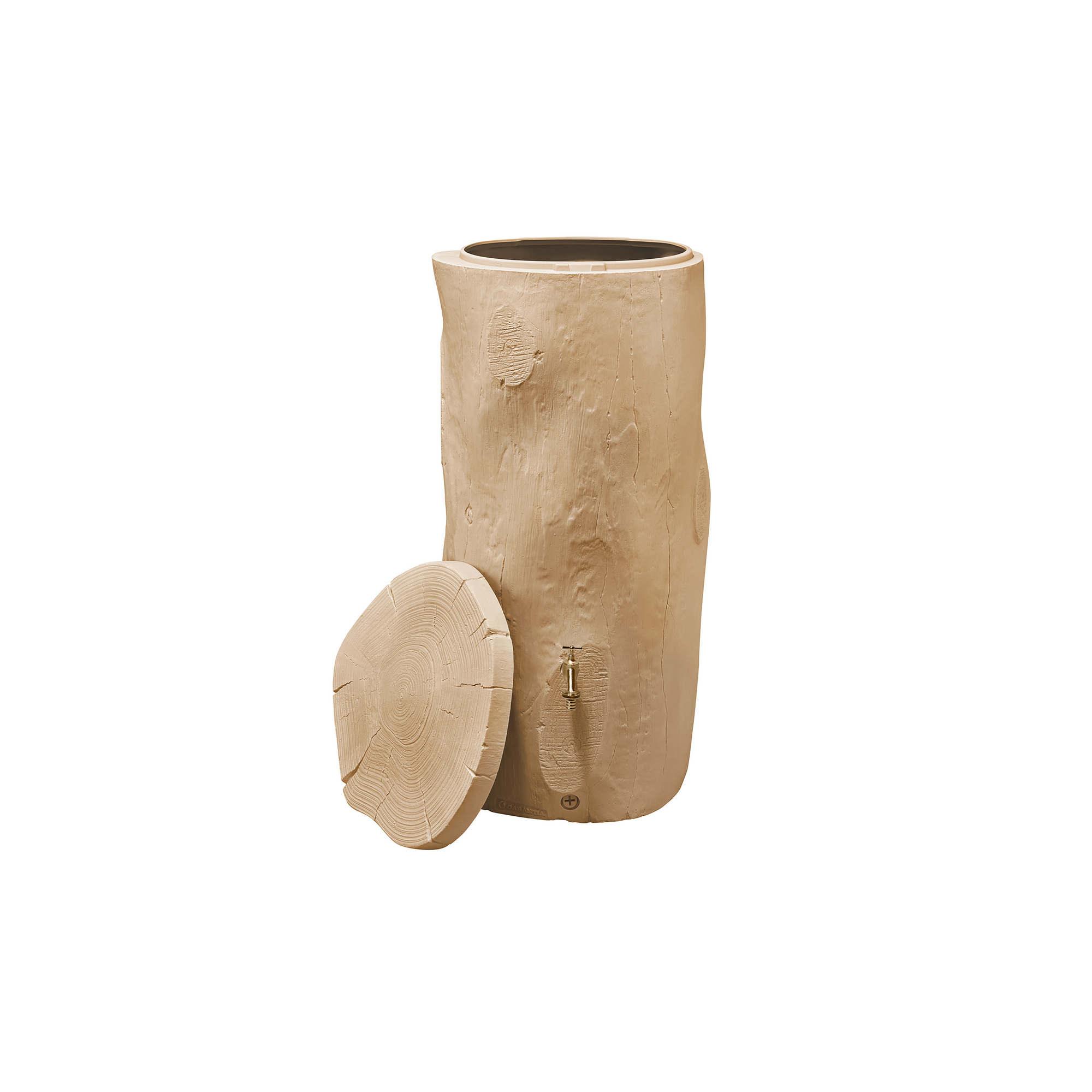 Regentonne 'Woodstock Baumstamm' lightwood 250 l