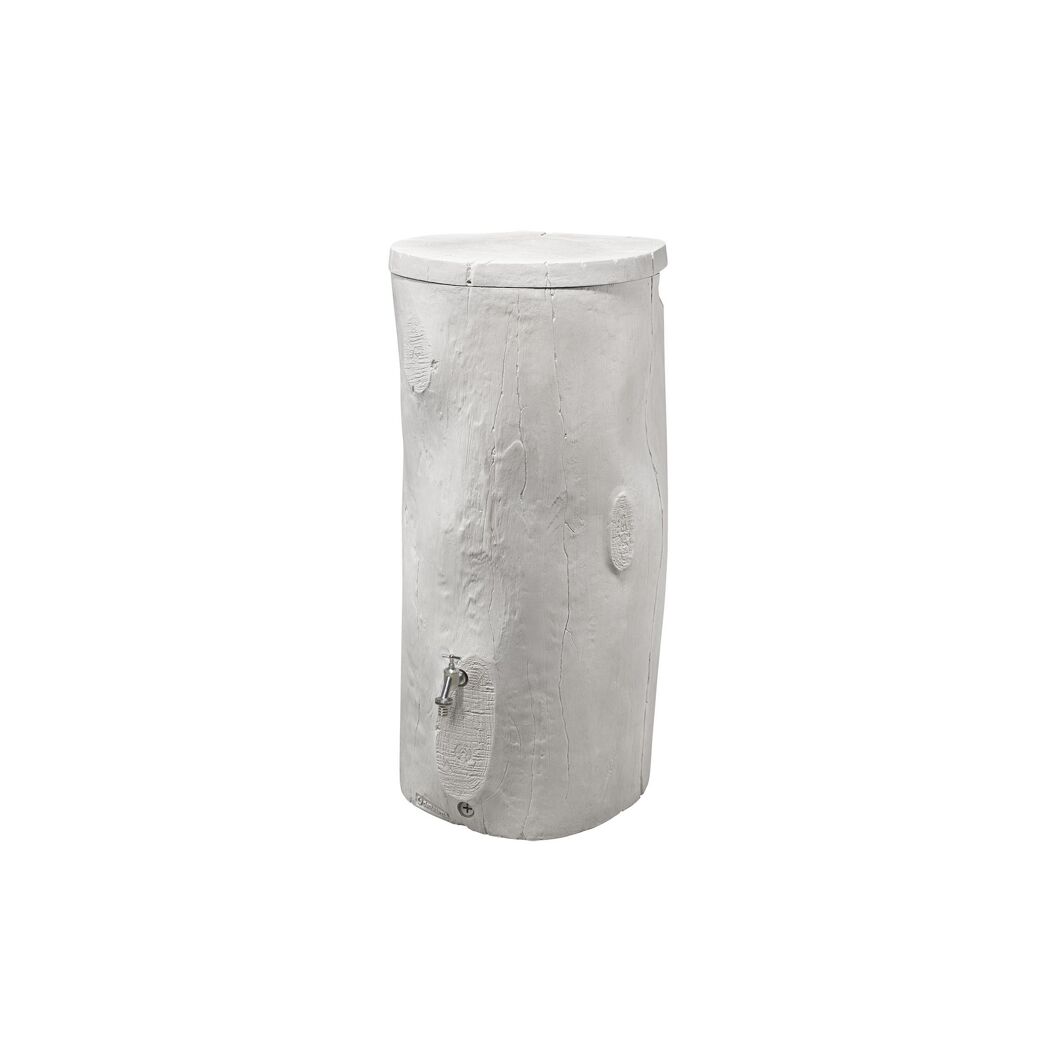 Regentonne 'Woodstock Baumstamm' greywood 250 l