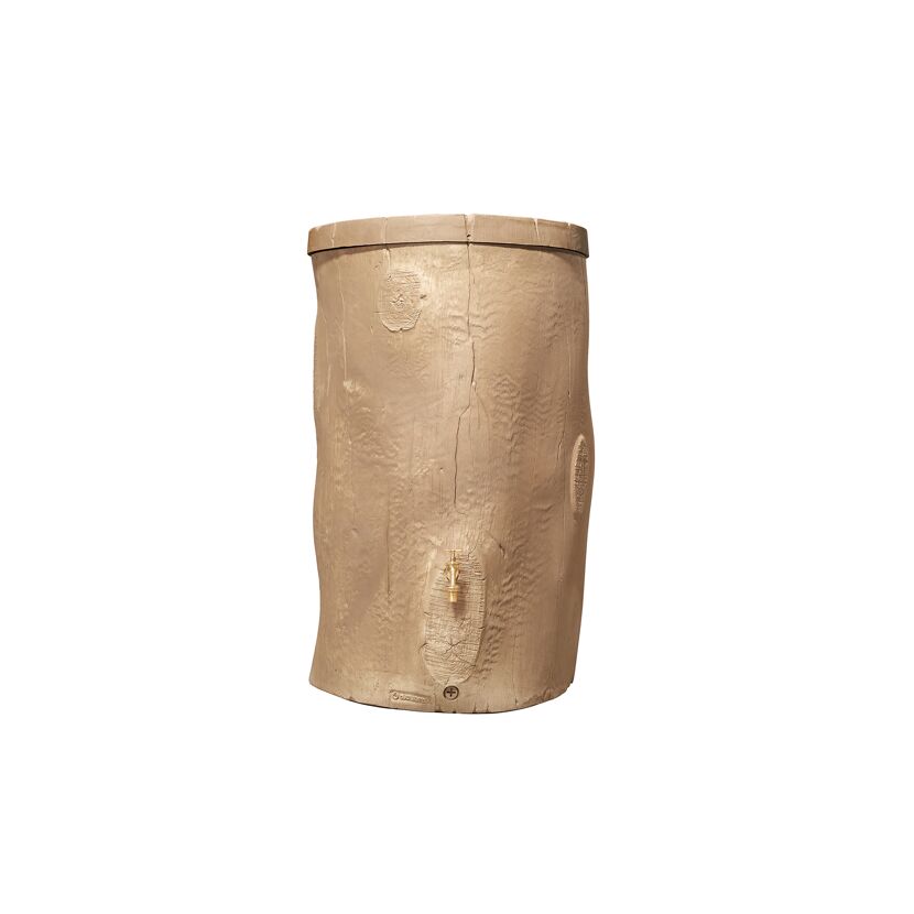 Regentonne 'Woodstock Baumstamm' lightwood 400 l