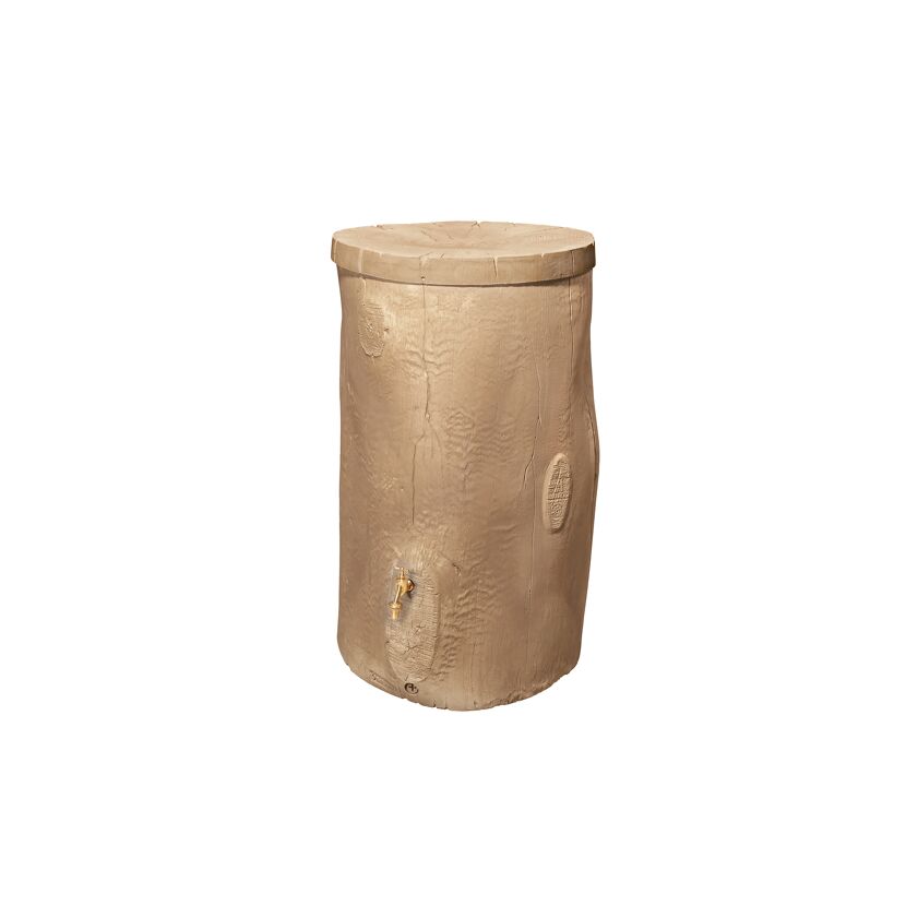 Regentonne 'Woodstock Baumstamm' lightwood 400 l