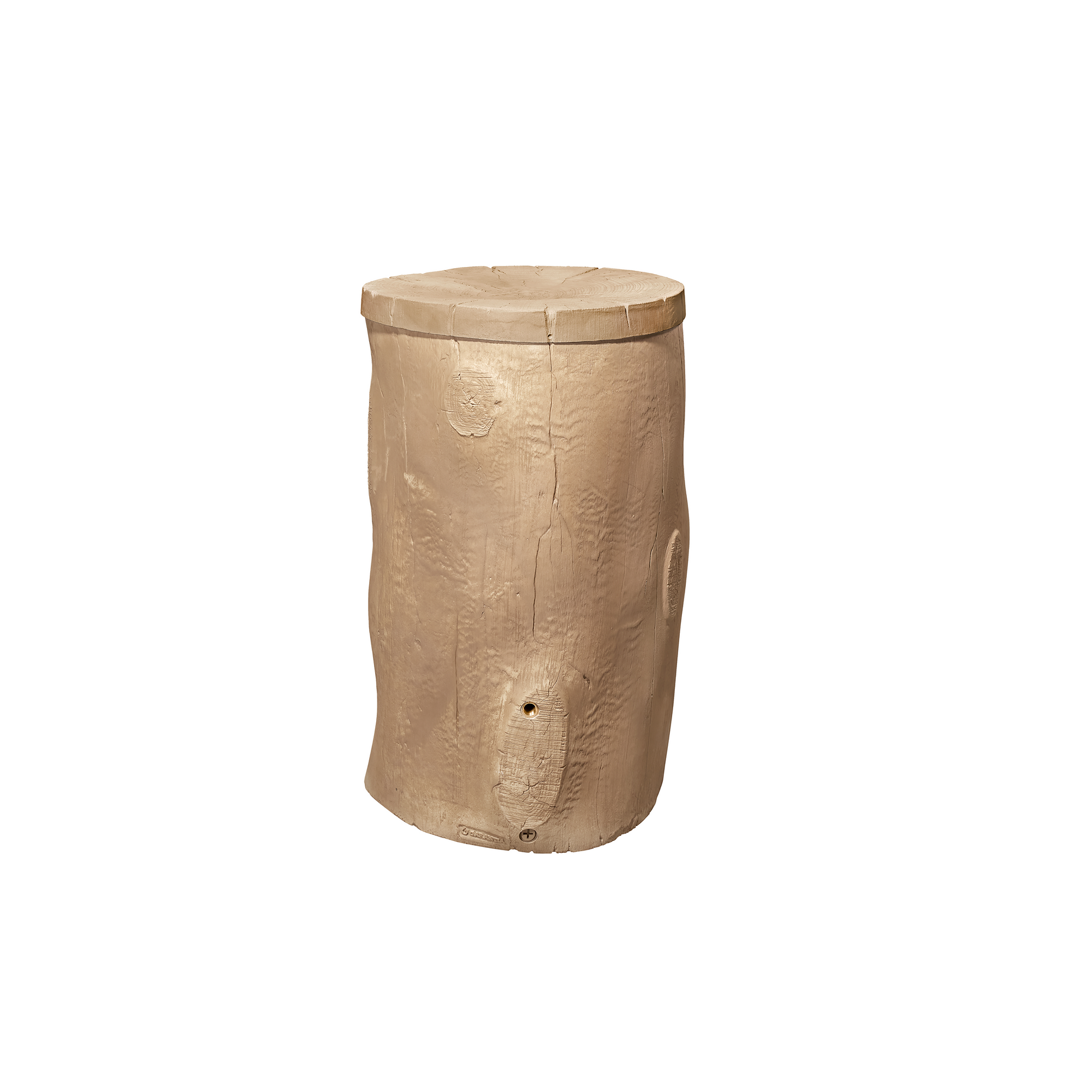 Regentonne 'Woodstock Baumstamm' lightwood 400 l