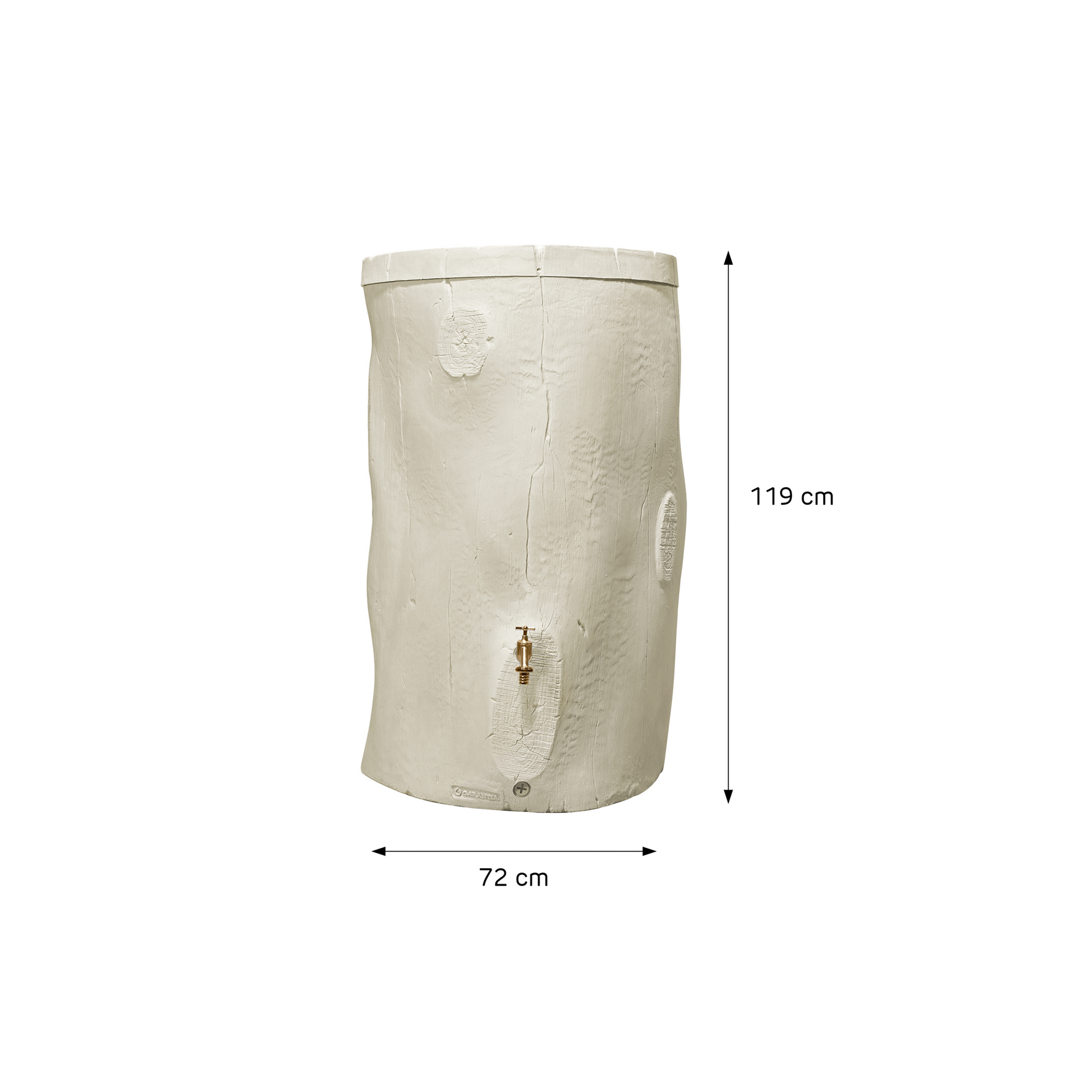 Regentonne 'Woodstock Baumstamm' pinewood 400 l