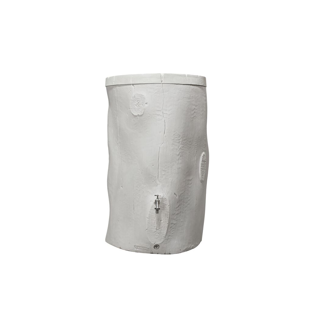 Regentonne 'Woodstock Baumstamm' greywood 400 l
