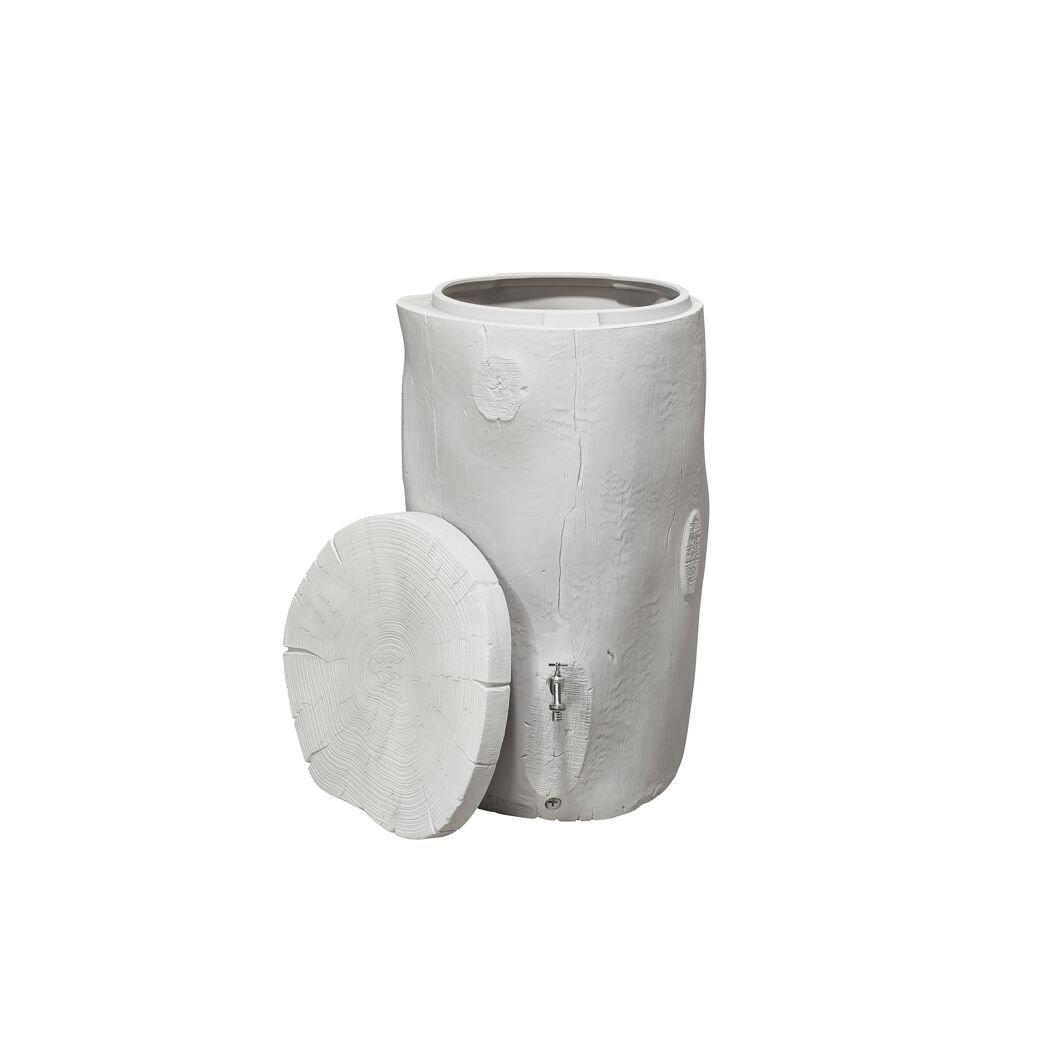 Regentonne 'Woodstock Baumstamm' greywood 400 l