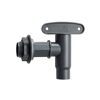 Regentonnen Auslaufhahn 3/4'' graphite grey inklusive Dichtung und Kontermutter