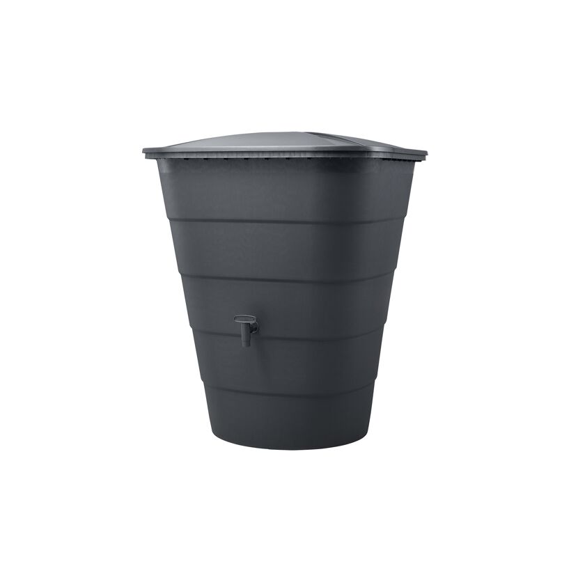 Regentonnen Auslaufhahn 3/4'' graphite grey inklusive Dichtung und Kontermutter
