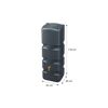 Wandtank 'Quadro' graphite grey 170 l