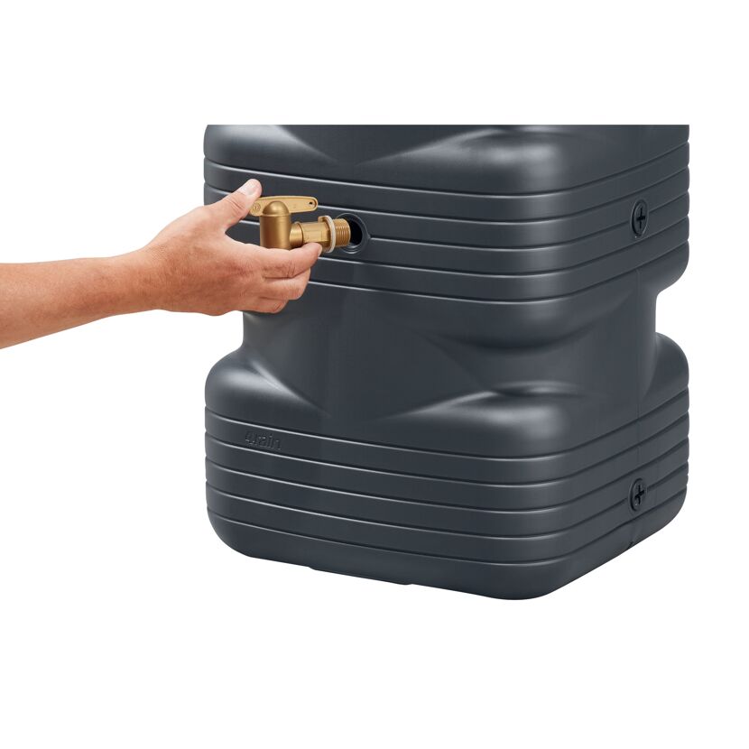 Wandtank 'Quadro' graphite grey 270 l