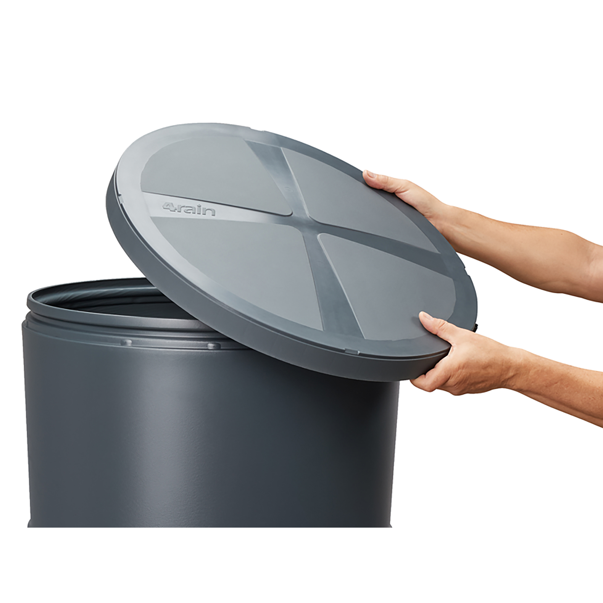 Universaldeckel graphite grey passend für Regentonne 'Azura, Jolie, Milo'