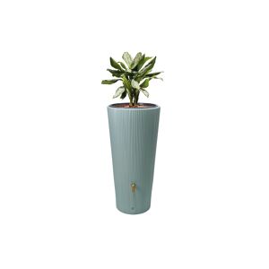 Regentonne 2in1 'Vaso Decor' agave 220 l inklusive Pflanzschale