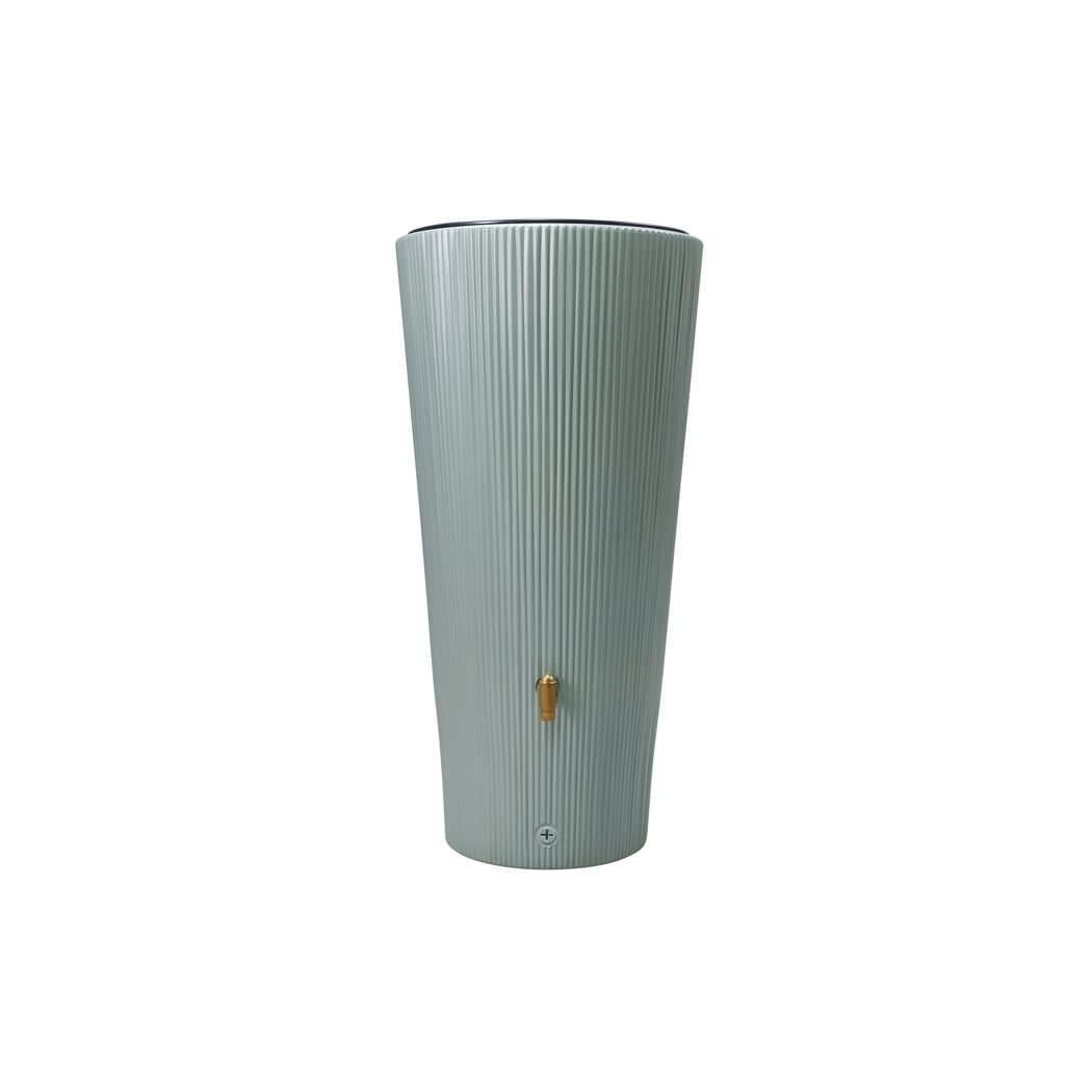 Regentonne 2in1 'Vaso Decor' agave 220 l inklusive Pflanzschale