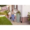 Regentonne 2in1 'Vaso Decor' agave 220 l inklusive Pflanzschale