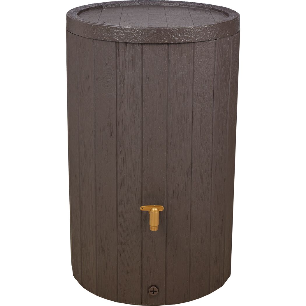 Regentonne 'Madera' braun 400 l