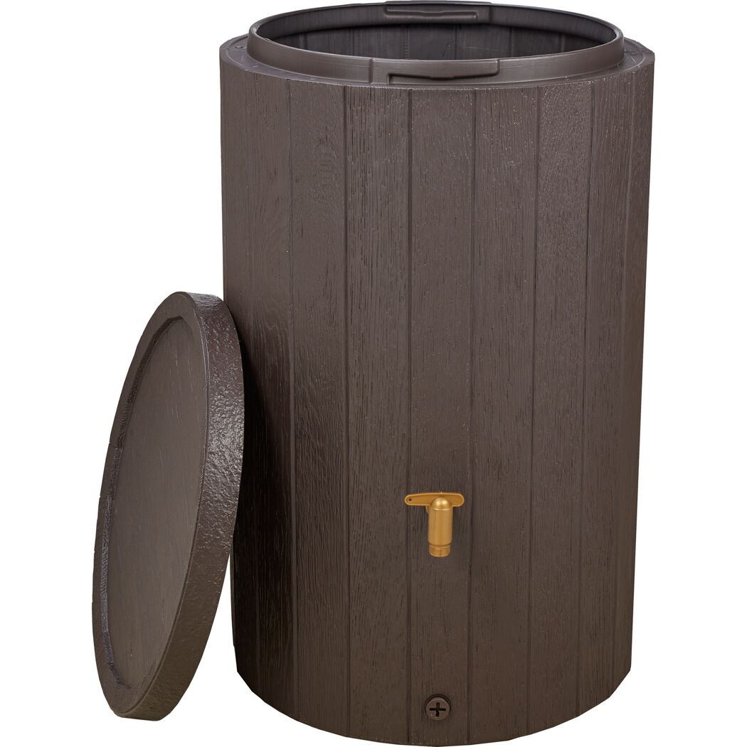Regentonne 'Madera' braun 400 l