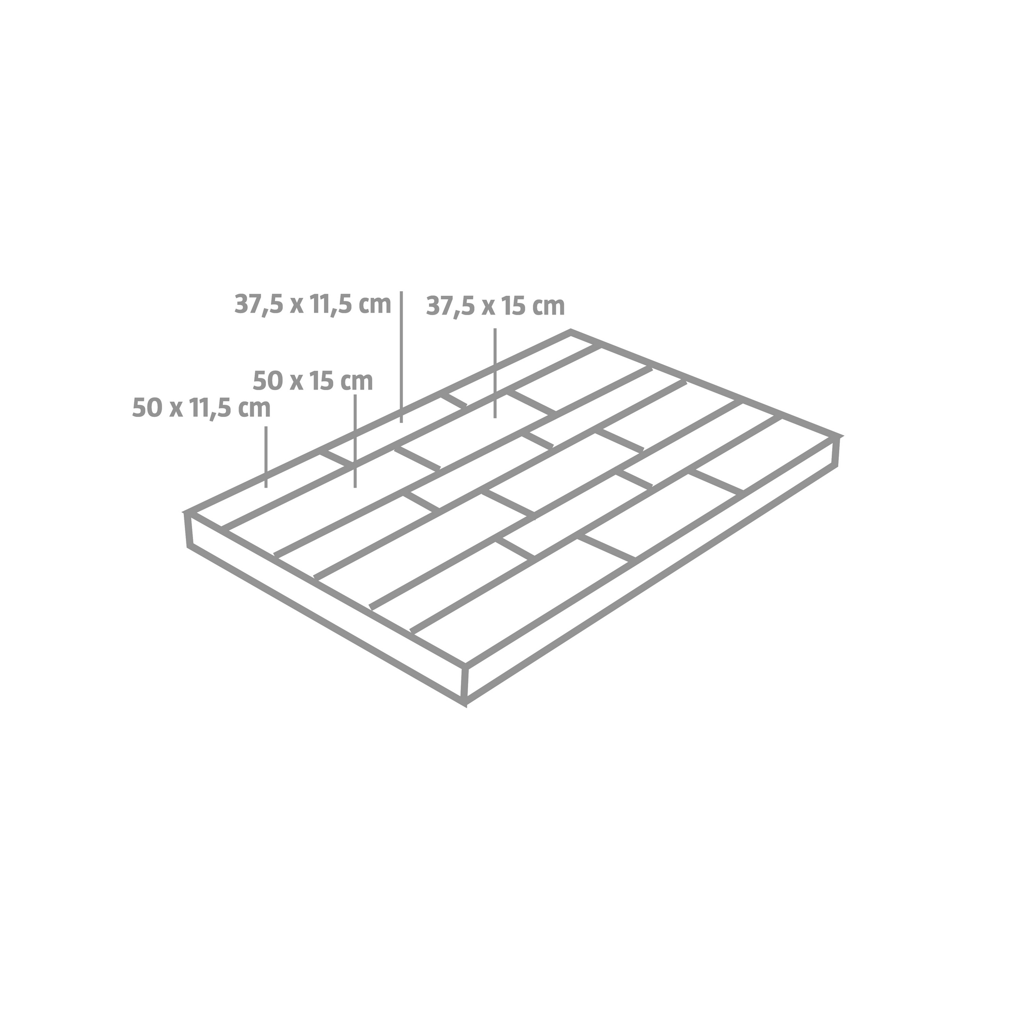 Pflaster 'Tala' muschelkalkfarben 8 cm
