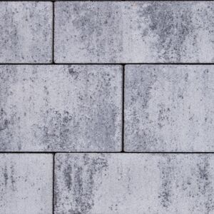 Pflaster 'Tala' weiß/anthrazit 8 cm