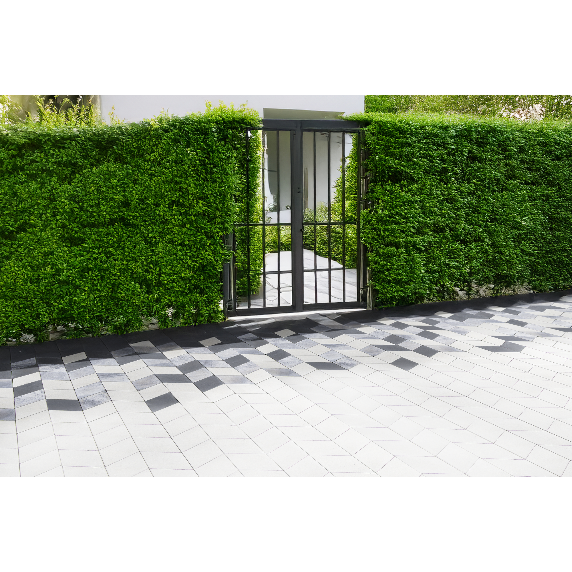 Pflaster 'Plativo' anthrazit 33,5 x 20 x 8 cm