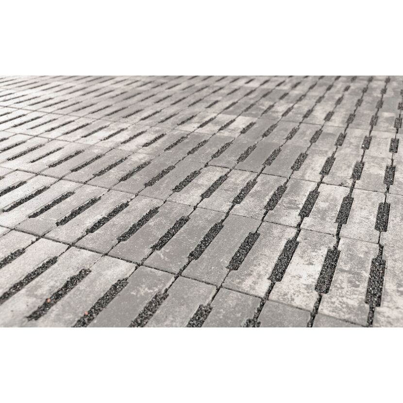 Rasenstein grau/anthrazit 49,5 x 24,7 x 8 cm