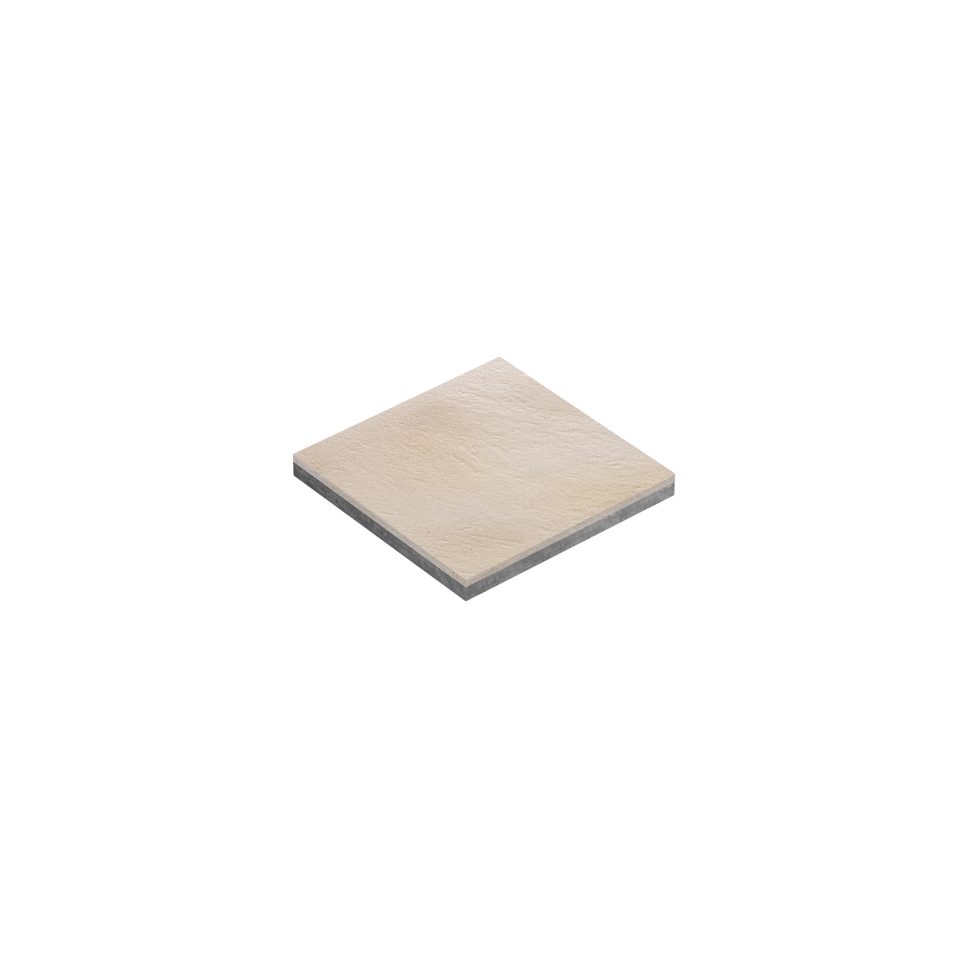 Terrassenplatte 'Mesafino' beige 40 x 40 x 4 cm