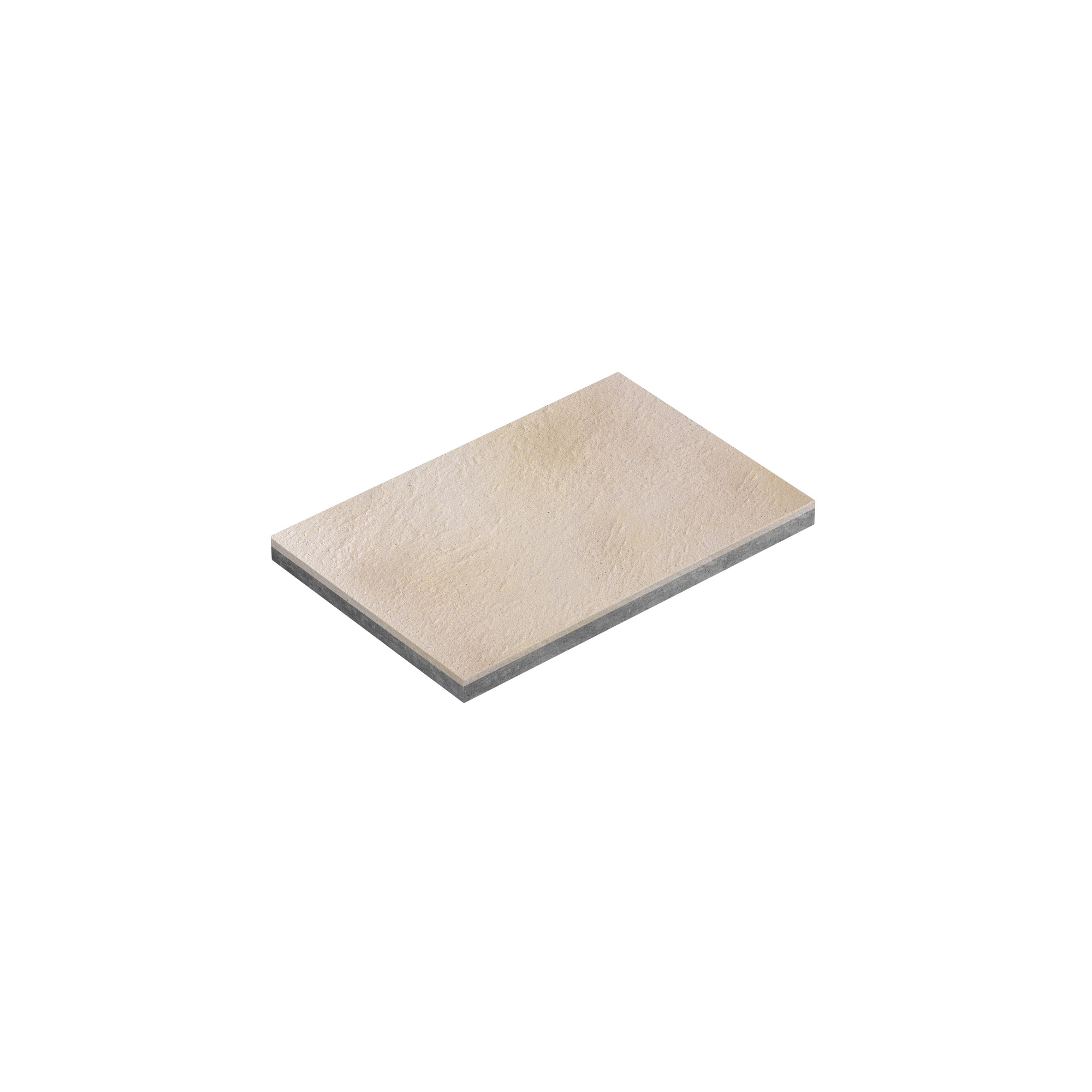 Terrassenplatte 'Mesafino' beige 60 x 40 x 4 cm
