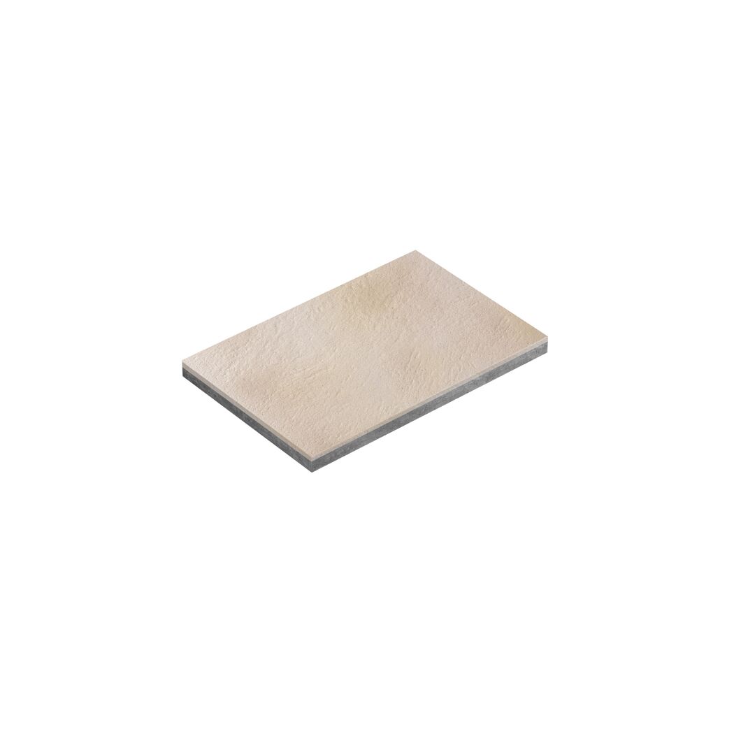 Terrassenplatte 'Mesafino' beige 60 x 40 x 4 cm