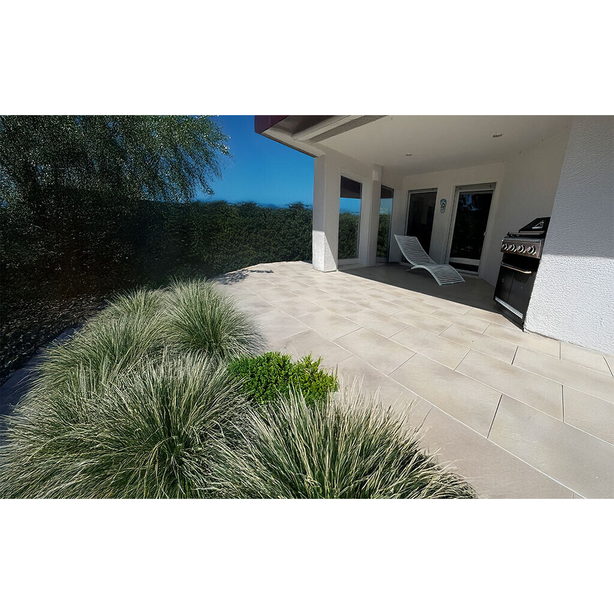 Terrassenplatte 'Mesafino' beige 80 x 40 x 4 cm