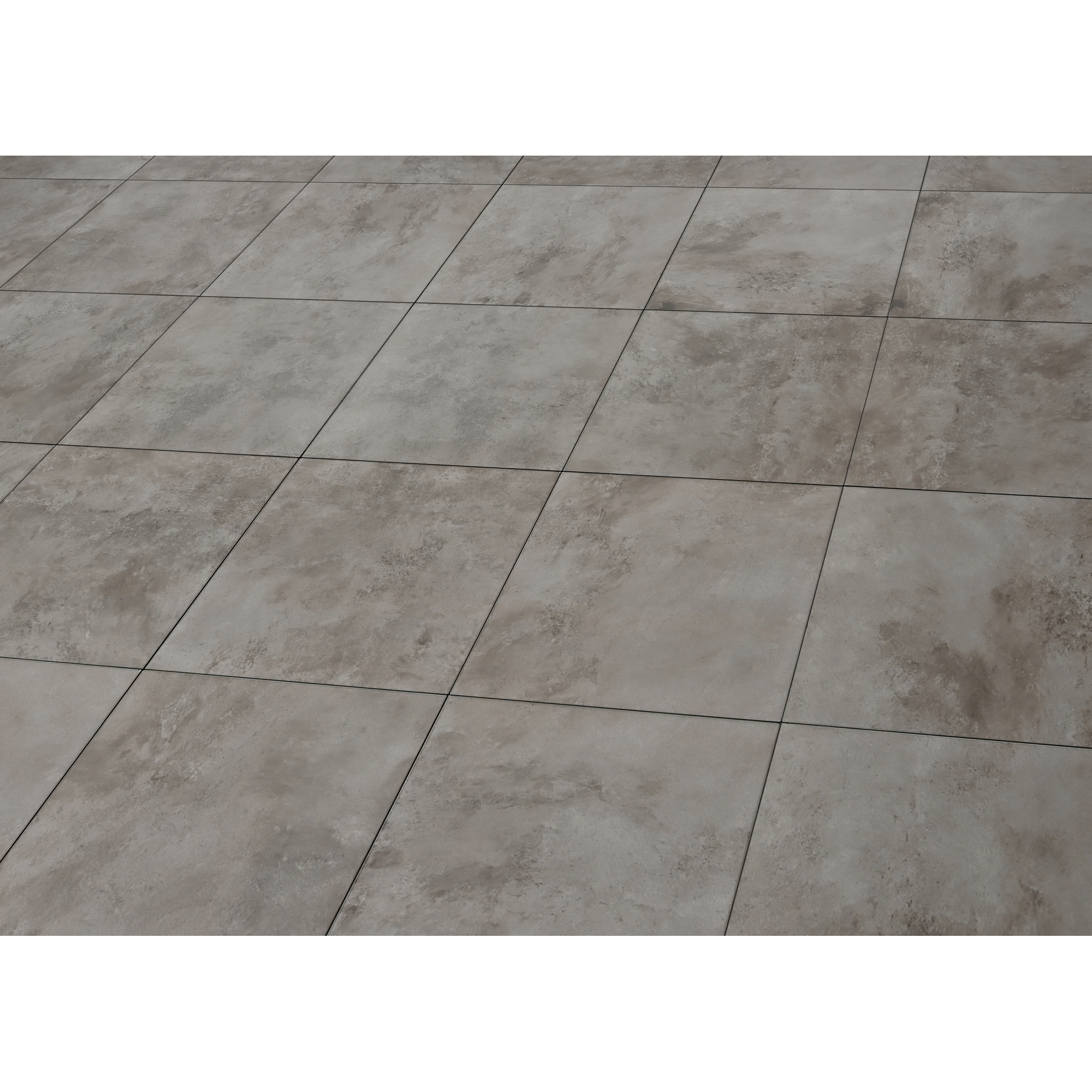 Terrassenplatte grau 60 x 60 x 4 cm