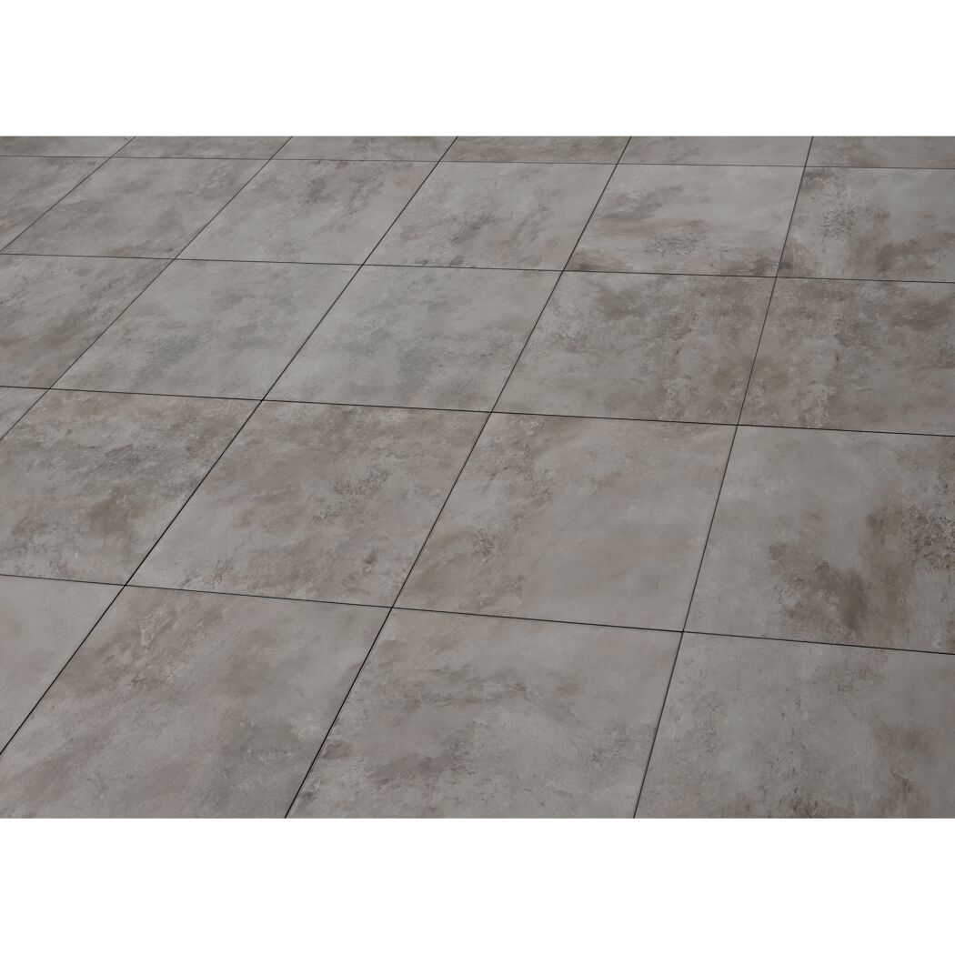 Terrassenplatte grau 60 x 60 x 4 cm