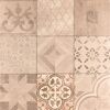Terrassenplatte 'Mosaik' braun/beige 60 x 60 x 4 cm