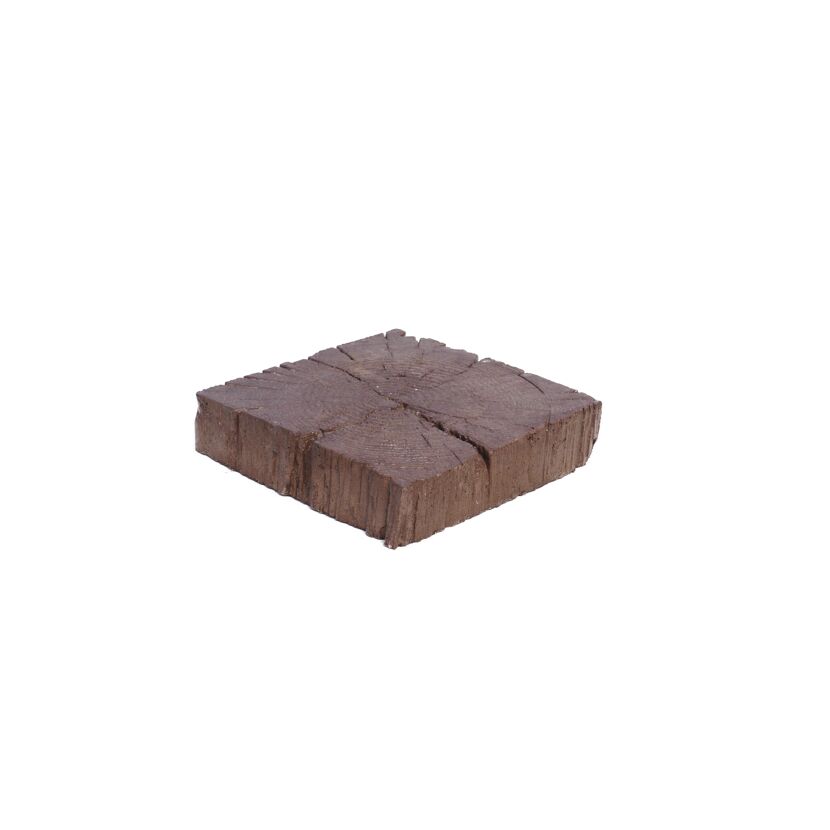 Bahnschwellen braun 22,5 x 22,5 x 5 cm