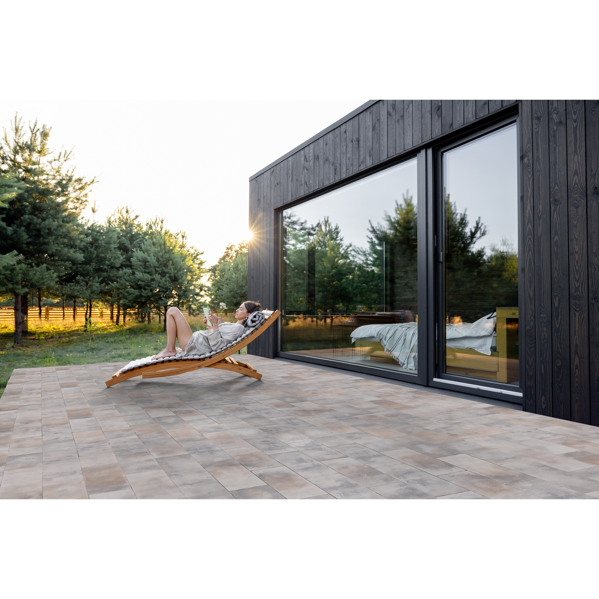 Platte 'Artano' muschelkalkfarben 60 x 30 x 4 cm