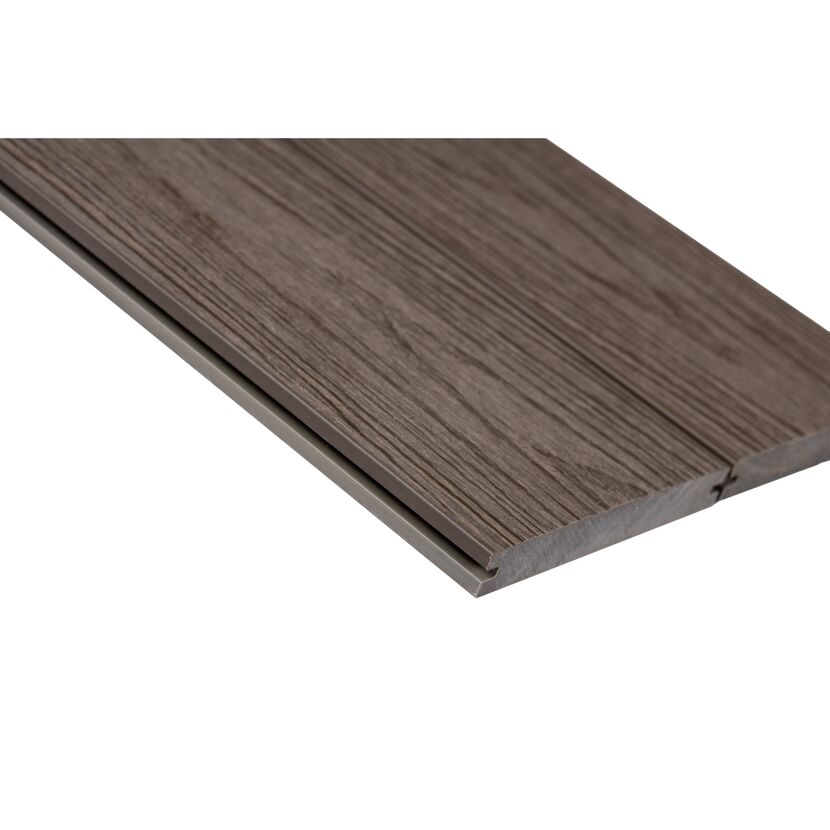 Terrassen-Komplettset 'strongWood solid db' walnussfarben/vintage 12 qm