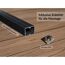 Terrassen-Komplettset 'strongWood solid db' walnussfarben/vintage 15 qm