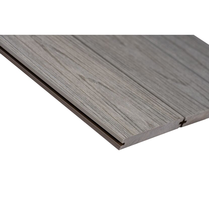 Terrassen-Komplettset 'strongWood solid db' walnussfarben/vintage 15 qm