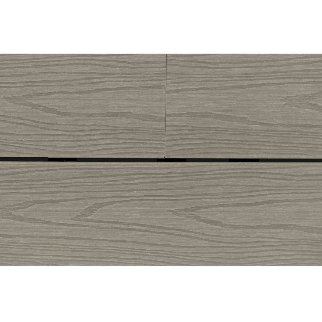 Terrassen-Komplettset 'strongWood solid db' muschelfarben/steinfarben 15 qm