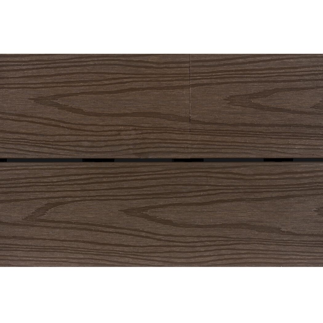 Terrassen-Komplettset 'strongWood solid db' walnussfarben/vintage 25 qm