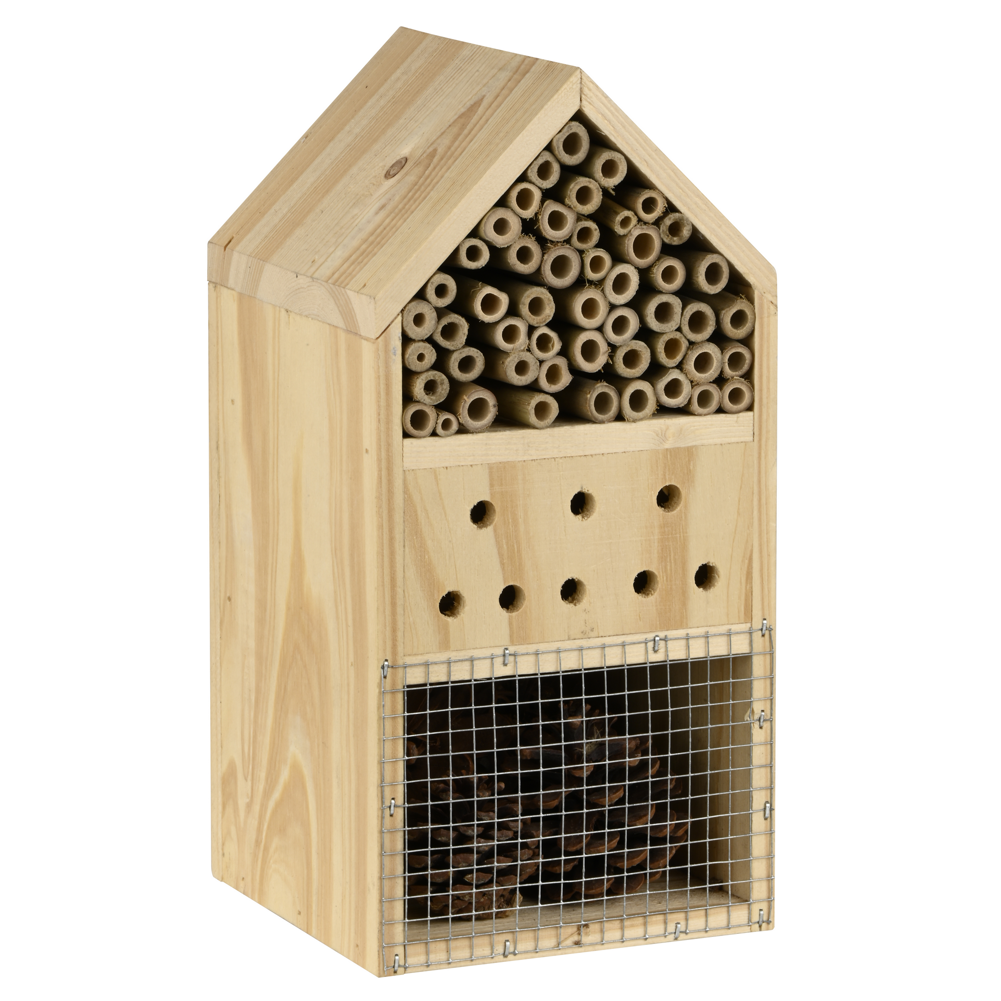 Insektenhotel Holz 12 x 12 x 25 cm