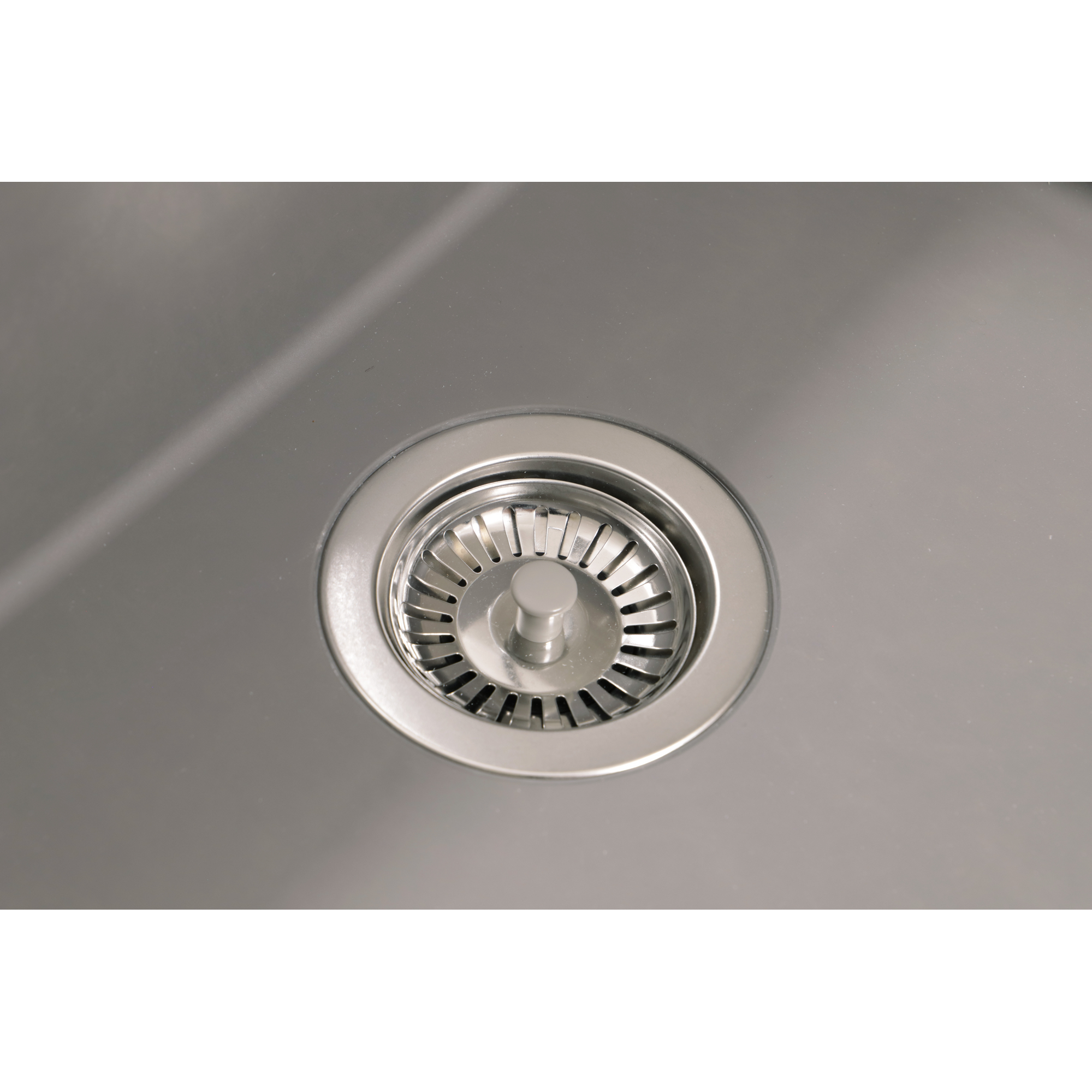 Einbauspüle 'Houston' Mineralite betongrau 100 X 50 cm