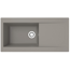 Einbauspüle 'Denver' Mineralite betongrau 100 X 50 cm