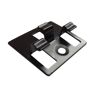Terrassendielen-Komplettset WPC Hohlkammer grau 10 qm