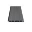Zaun-Komplettset 'Roma Line' WPC grau mit Pfosten anthrazit zum Aufschrauben 939 x 180 cm