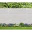 Zaun-Komplettset 'Roma Line' WPC beige mit Pfosten eloxiert zum Einbetonieren 939 x 180 cm
