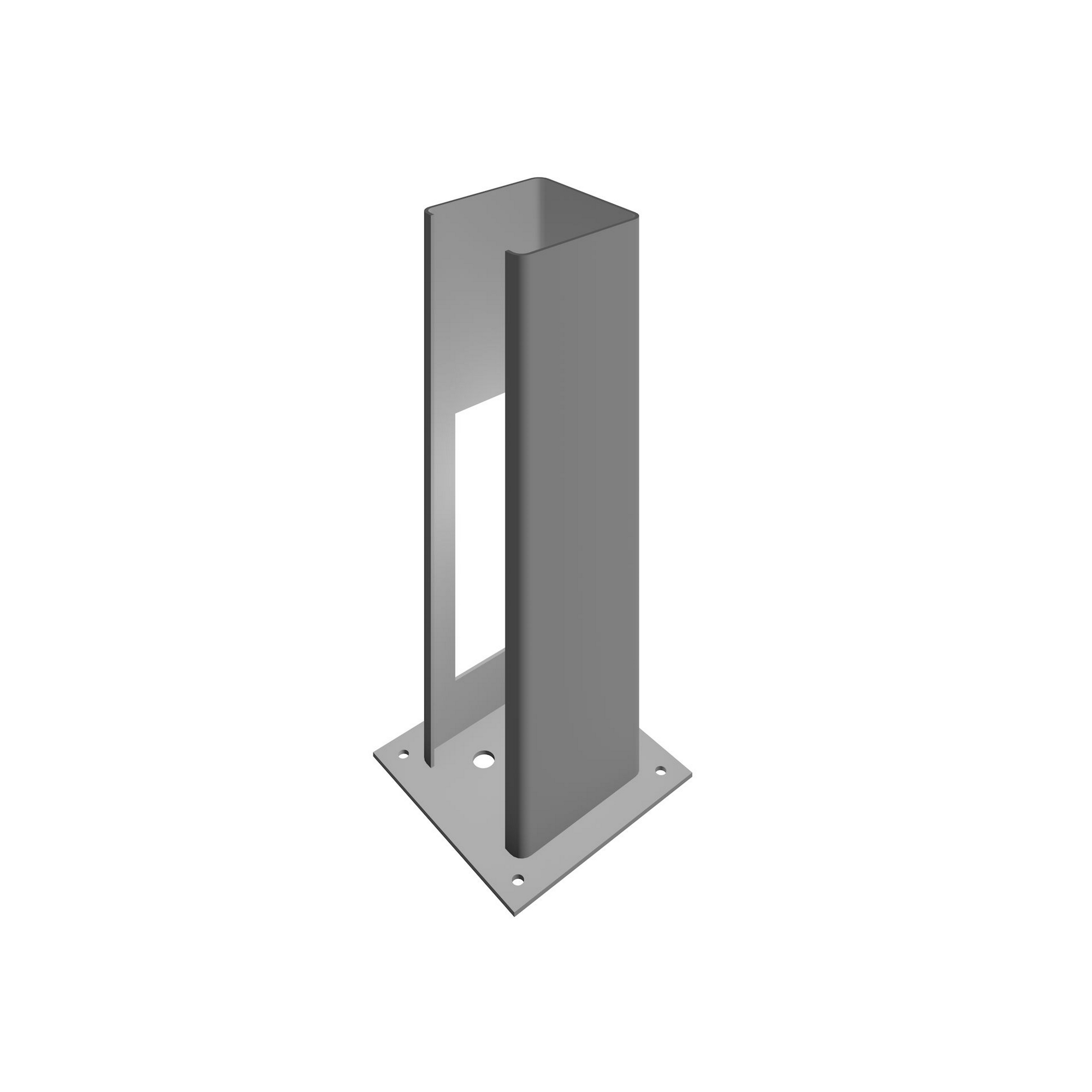 Zaun-Komplettset 'Oslo Line' Kunststoff weiß mit Pfosten zum Einbetonieren 951 x 180 cm